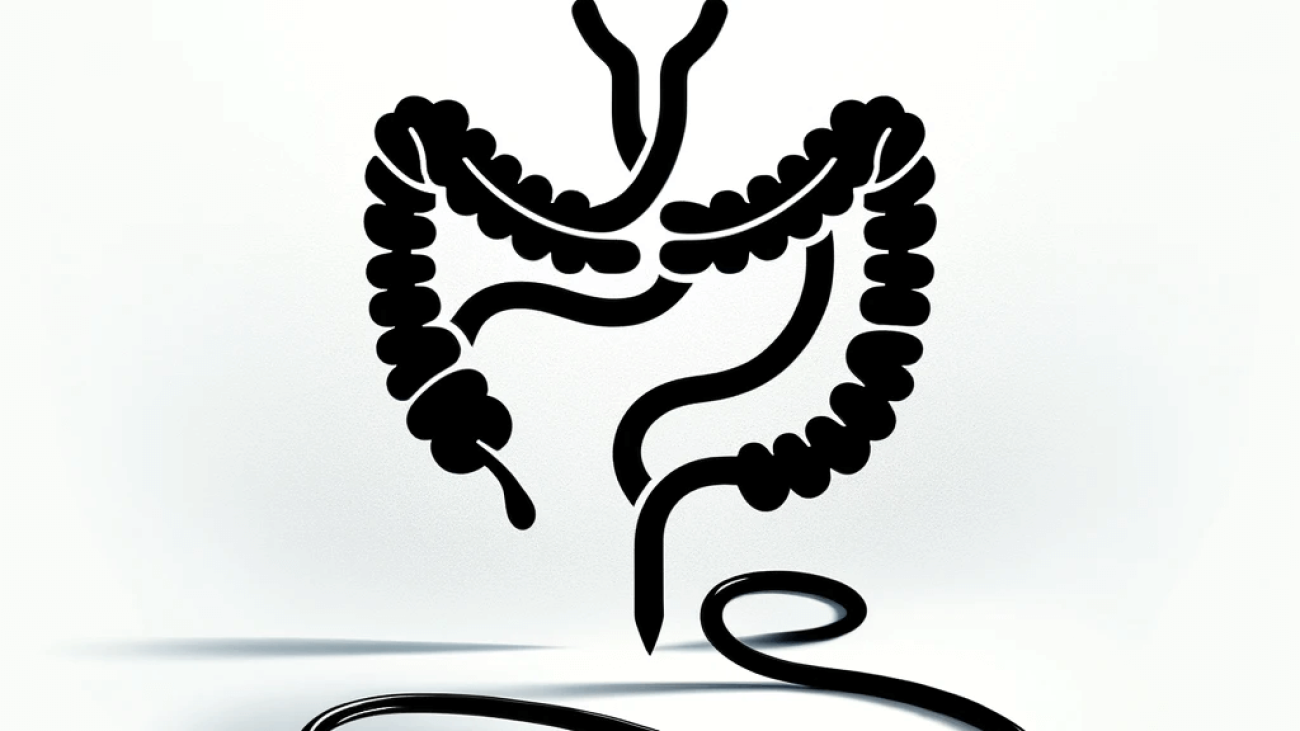 DALL·E 2024-01-31 23.05.08 - A minimalist and artistic illustration focusing on Crohn's disease treatment advancements. The image should feature a single, elegant symbol of a stet (1)