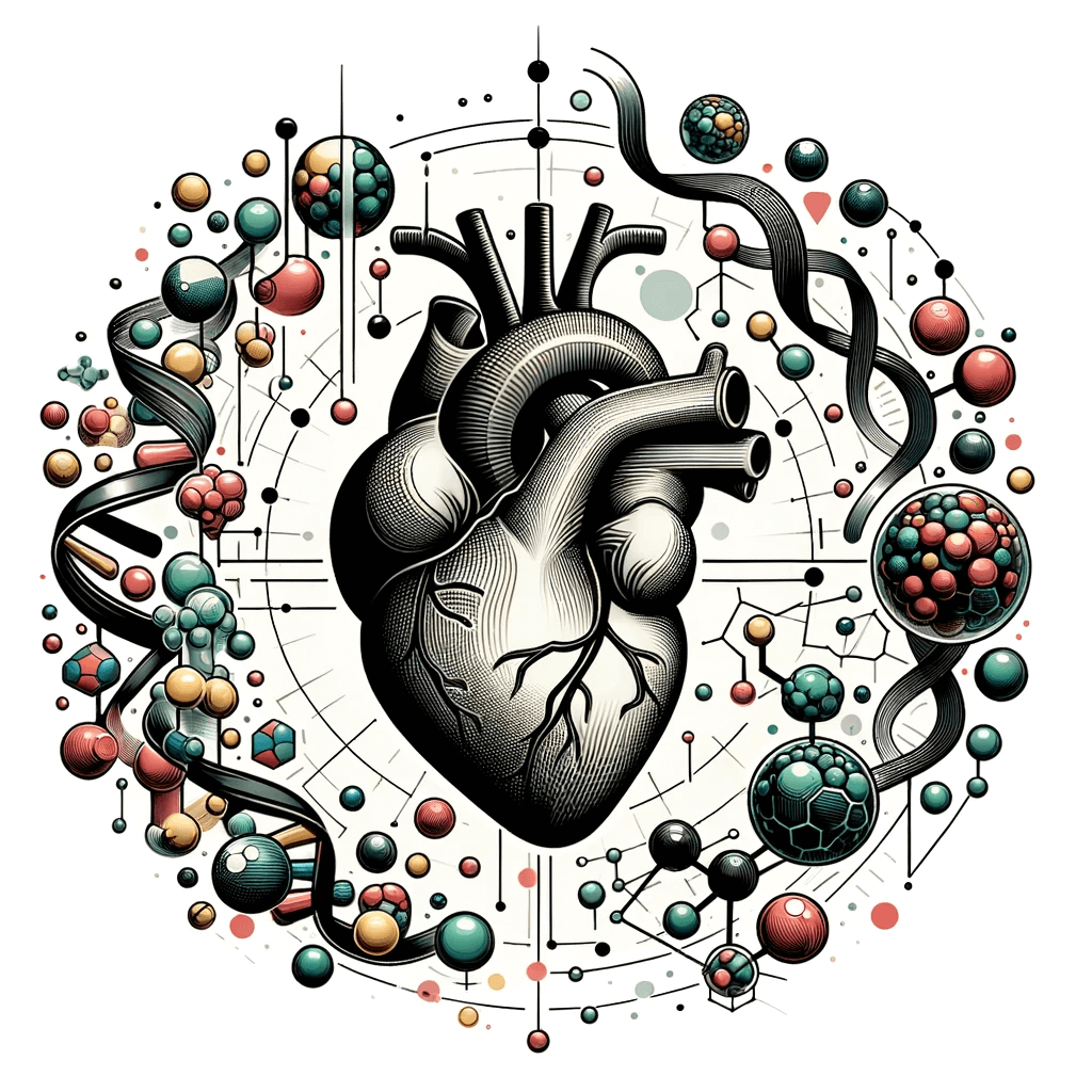 DALL·E 2024-01-31 13.25.21 - A professional scientific illustration depicting the concept of analyzing proteins to prevent heart failure-related deaths. The image features a styli (1)