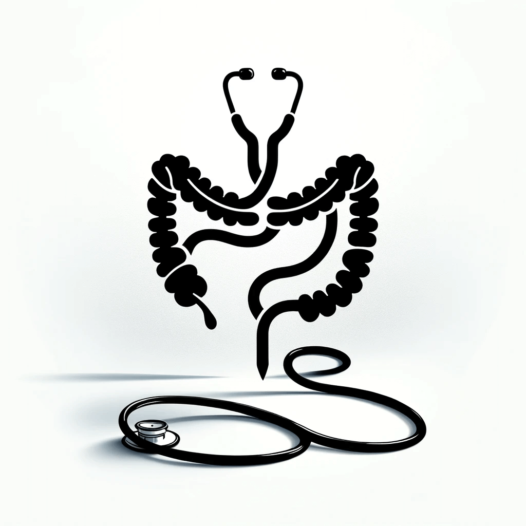 DALL·E 2024-01-31 23.05.08 - A minimalist and artistic illustration focusing on Crohn's disease treatment advancements. The image should feature a single, elegant symbol of a stet (1)