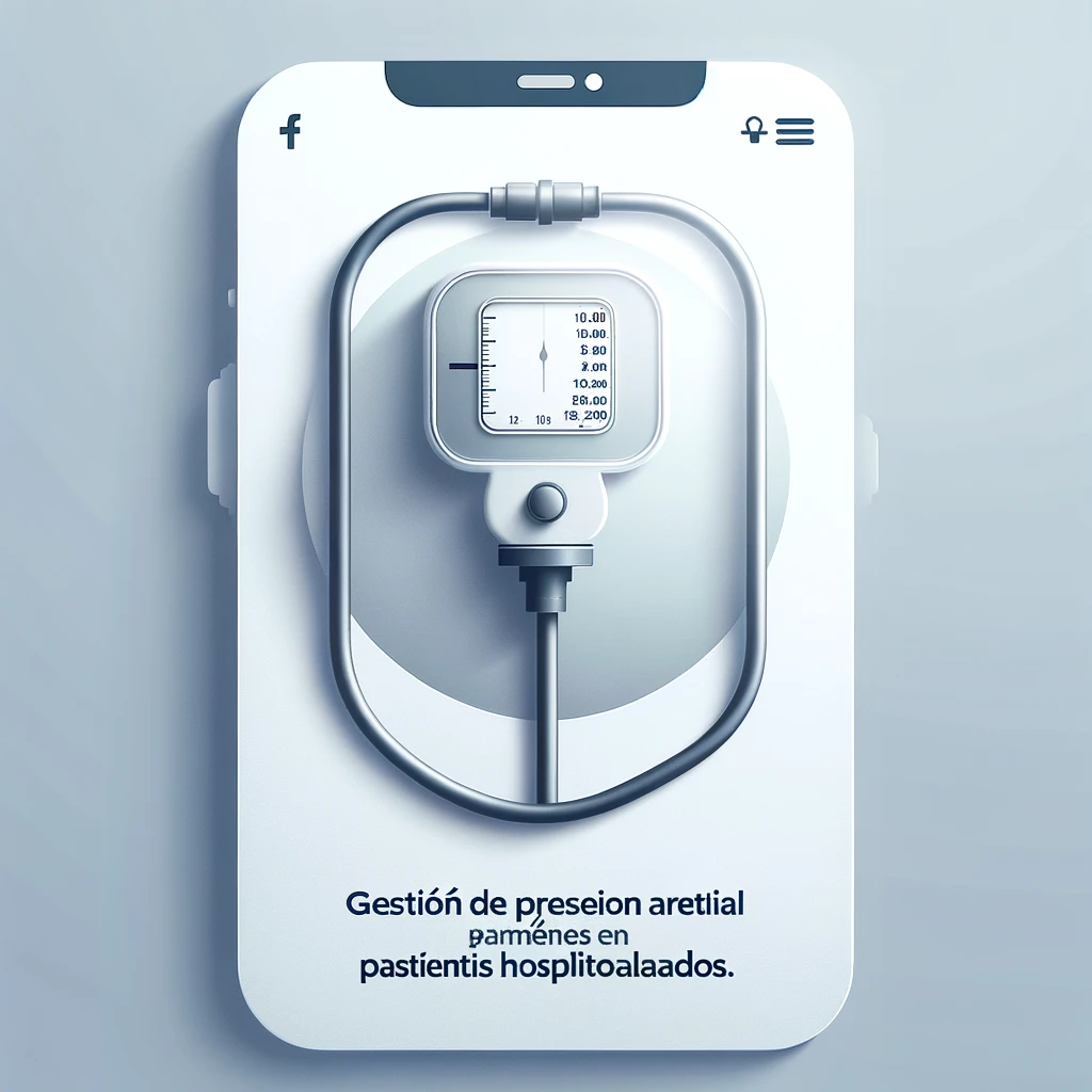 DALL·E 2024-05-11 18.06.41 - A minimalistic and professional image for a Facebook post about managing elevated blood pressure in hospitalized patients. Background_ Soft, neutral t